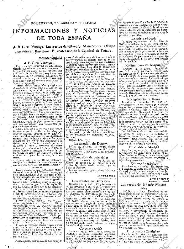 ABC MADRID 15-07-1925 página 19