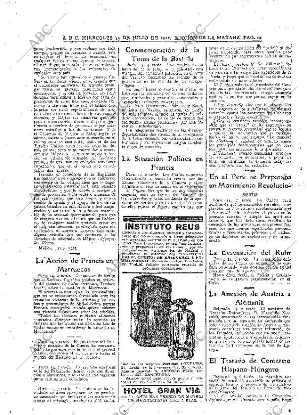 ABC MADRID 15-07-1925 página 22