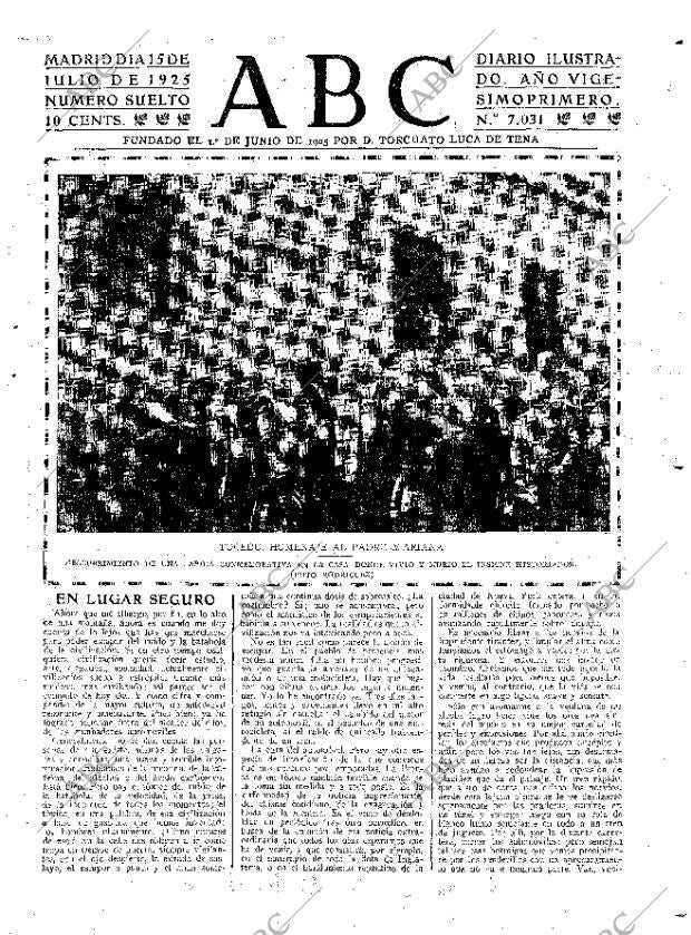 ABC MADRID 15-07-1925 página 3
