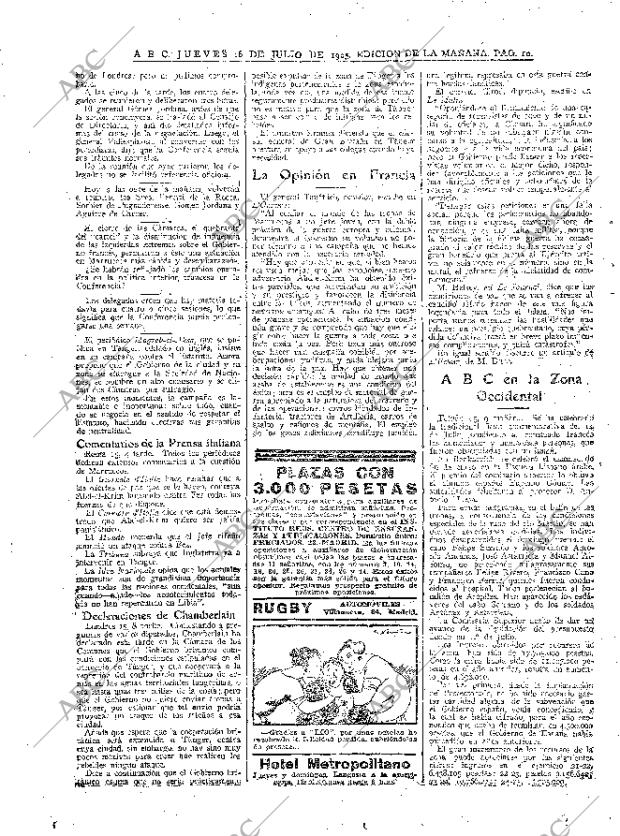 ABC MADRID 16-07-1925 página 10