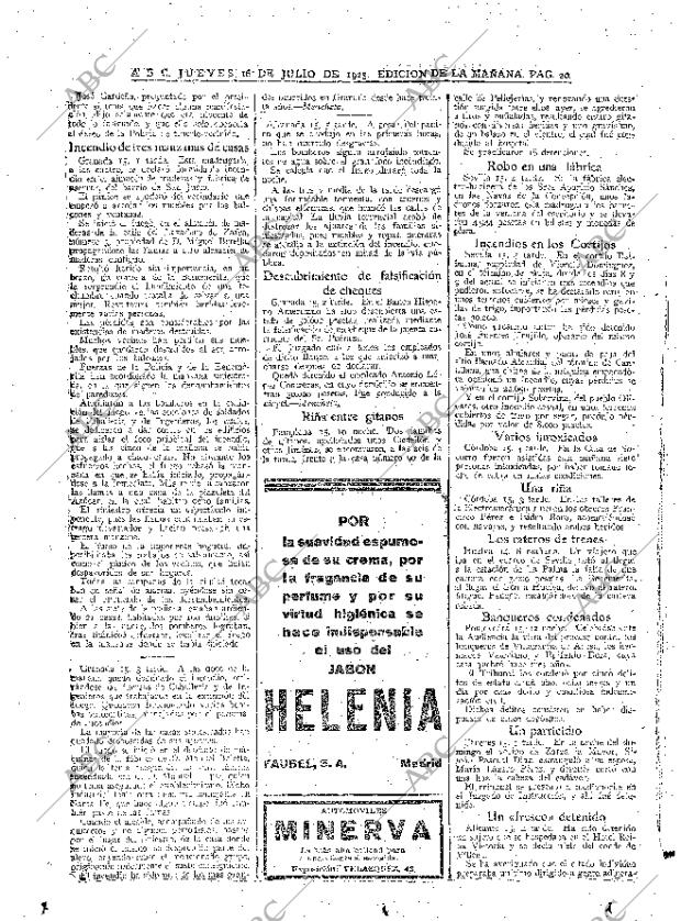 ABC MADRID 16-07-1925 página 20