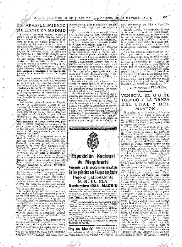 ABC MADRID 16-07-1925 página 7