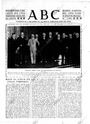 ABC MADRID 17-07-1925 página 1