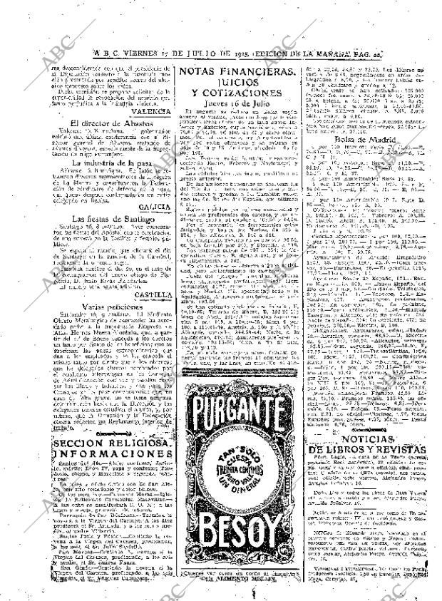 ABC MADRID 17-07-1925 página 22