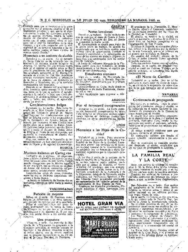 ABC MADRID 22-07-1925 página 22