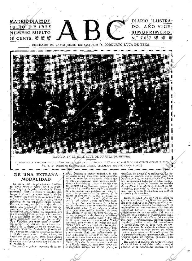 ABC MADRID 22-07-1925 página 3