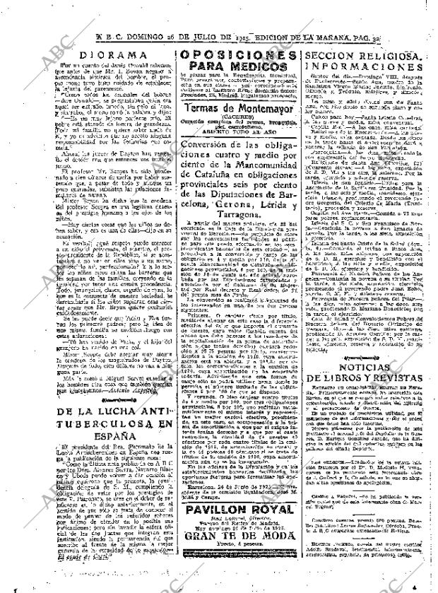 ABC MADRID 26-07-1925 página 32