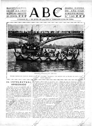 ABC MADRID 29-07-1925 página 1