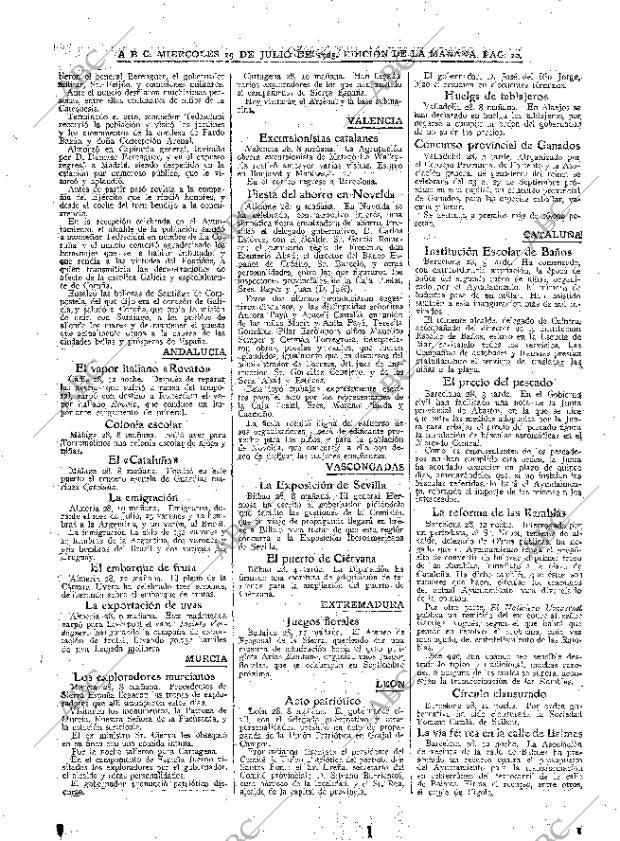 ABC MADRID 29-07-1925 página 20