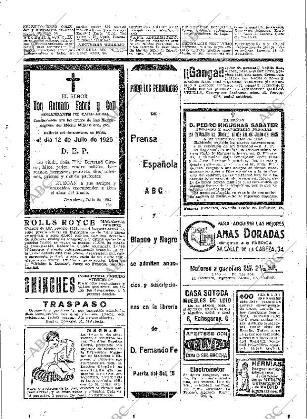 ABC MADRID 29-07-1925 página 25