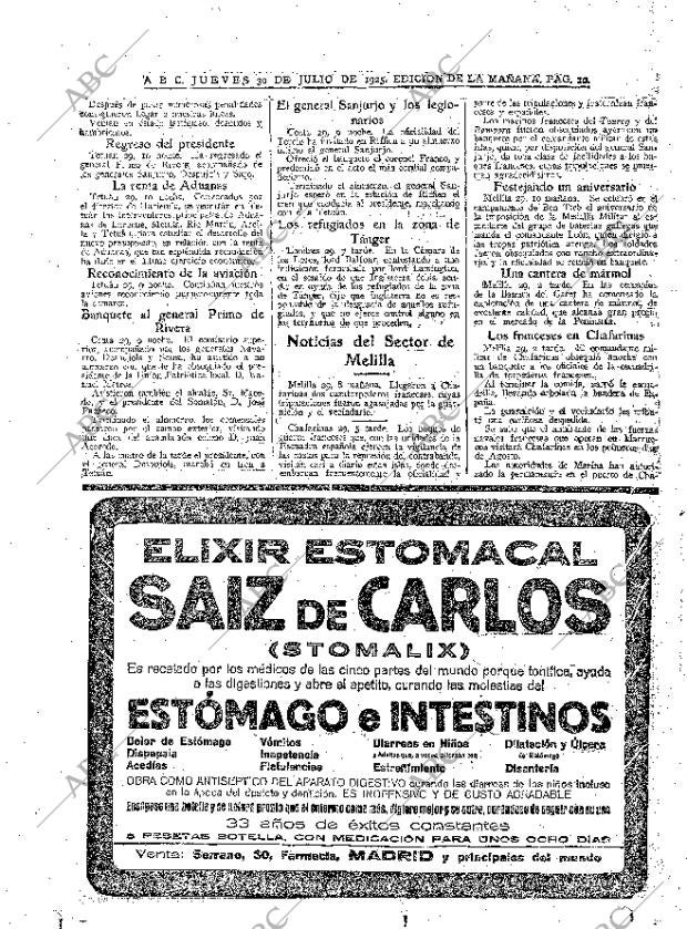 ABC MADRID 30-07-1925 página 10