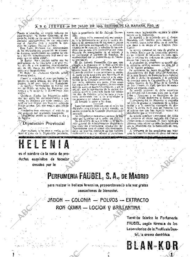 ABC MADRID 30-07-1925 página 16