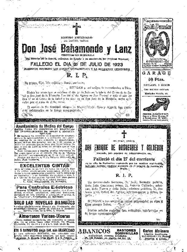ABC MADRID 30-07-1925 página 33