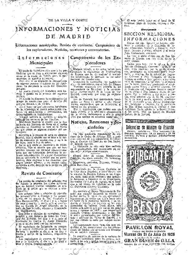 ABC MADRID 31-07-1925 página 14