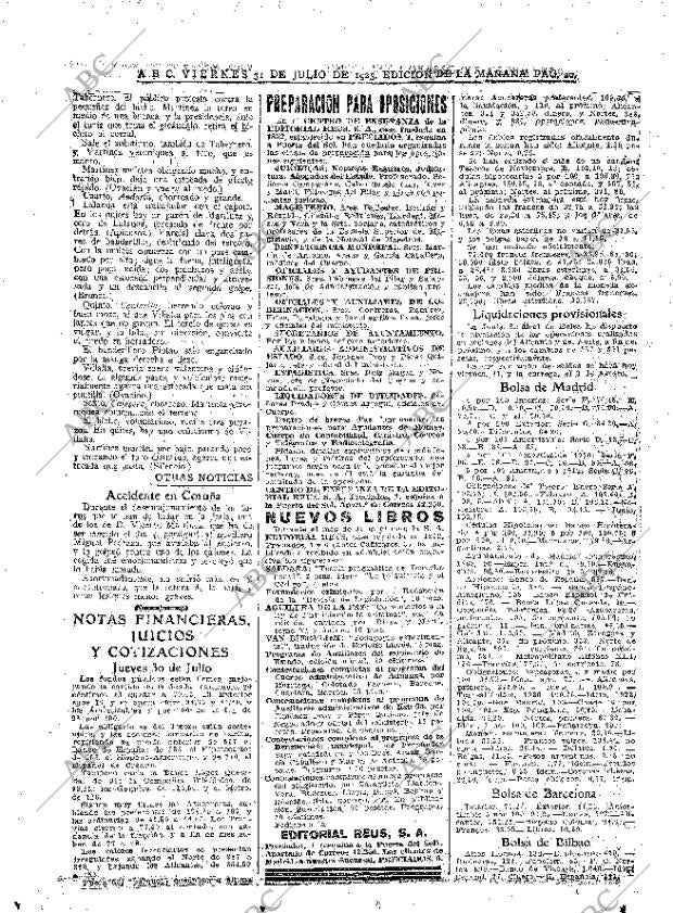 ABC MADRID 31-07-1925 página 20