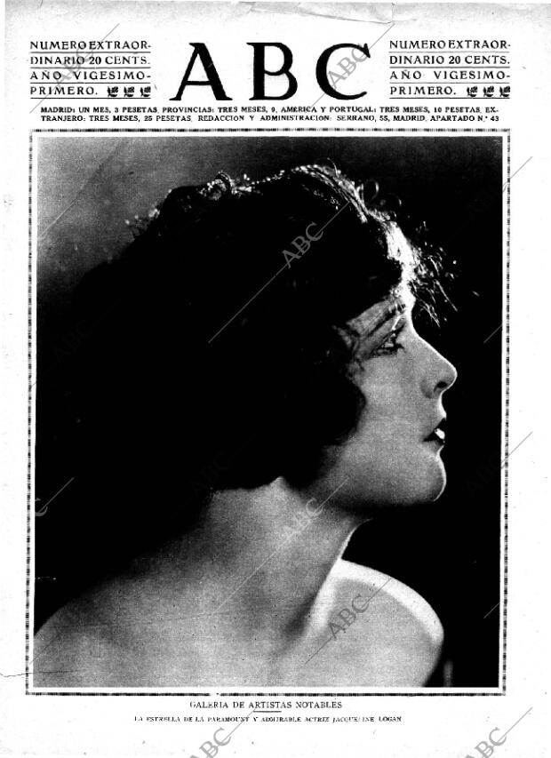 ABC MADRID 01-08-1925 página 1