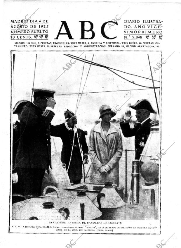 ABC MADRID 04-08-1925 página 1