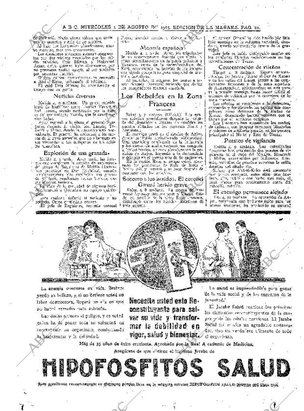 ABC MADRID 05-08-1925 página 10