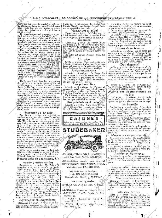 ABC MADRID 05-08-1925 página 18