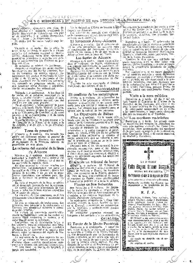 ABC MADRID 05-08-1925 página 23