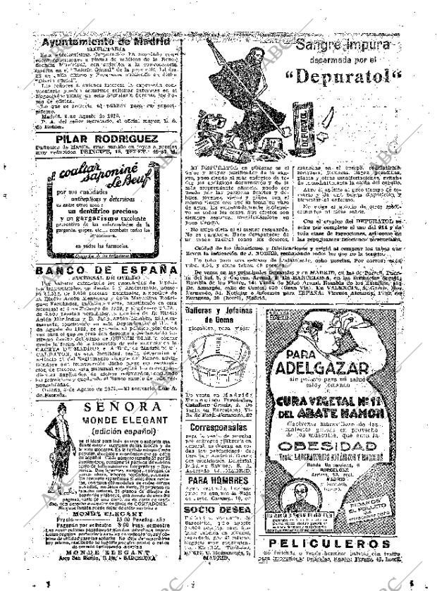 ABC MADRID 05-08-1925 página 29