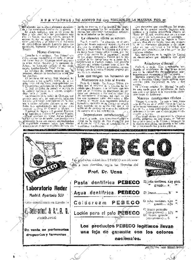 ABC MADRID 07-08-1925 página 10