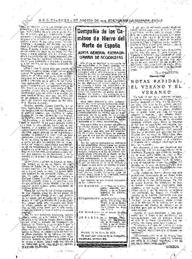 ABC MADRID 07-08-1925 página 8