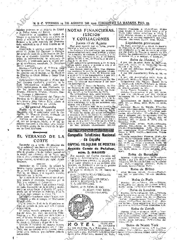 ABC MADRID 14-08-1925 página 10