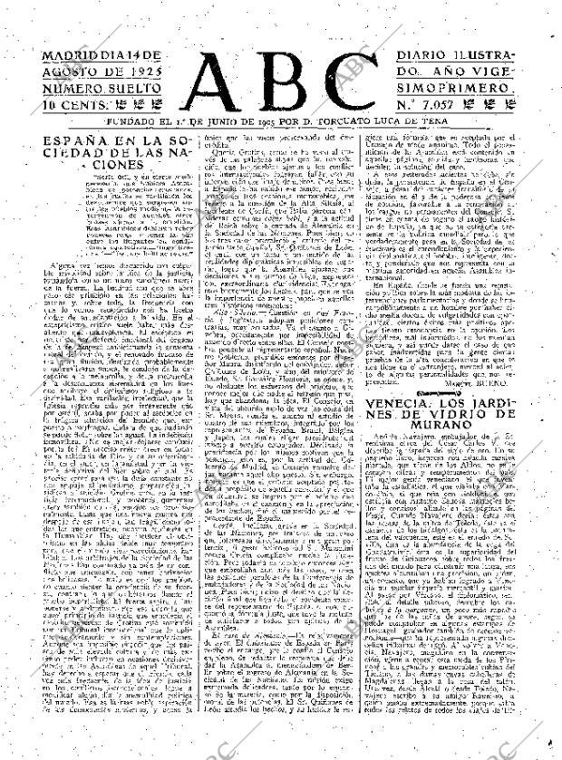 ABC MADRID 14-08-1925 página 3