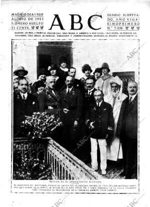 ABC MADRID 15-08-1925 página 1