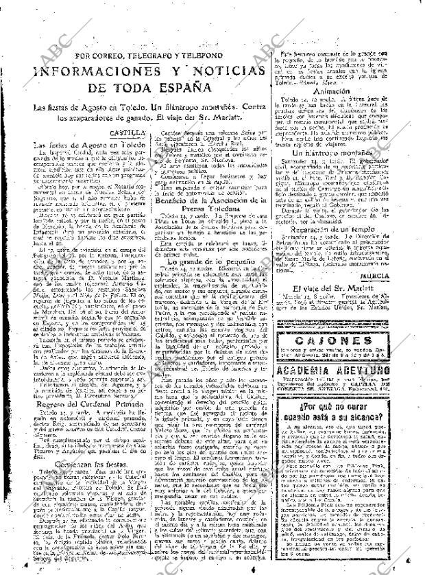 ABC MADRID 15-08-1925 página 17