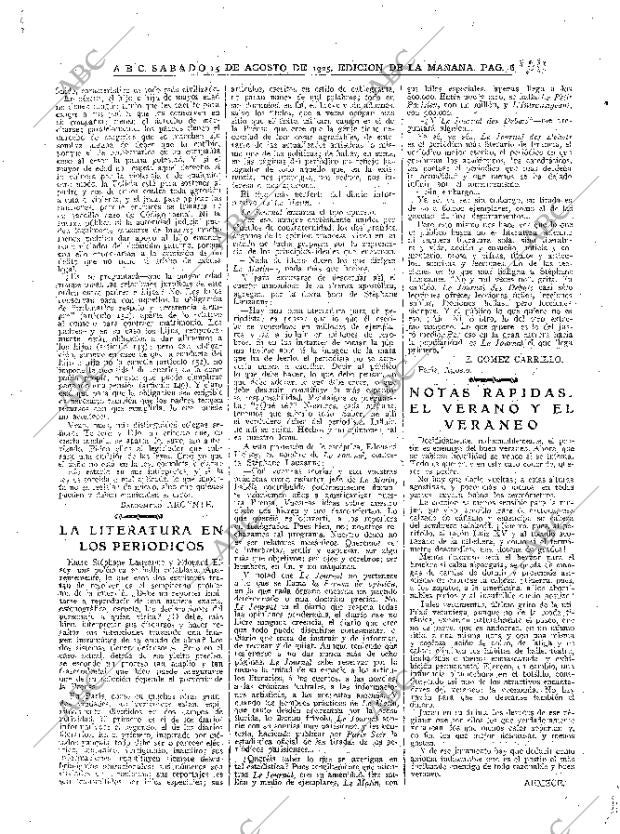 ABC MADRID 15-08-1925 página 6