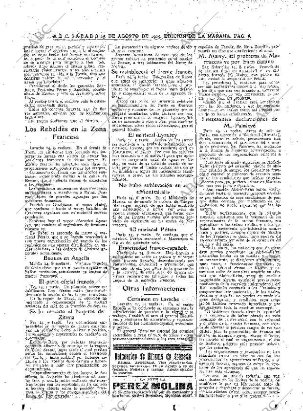 ABC MADRID 15-08-1925 página 8