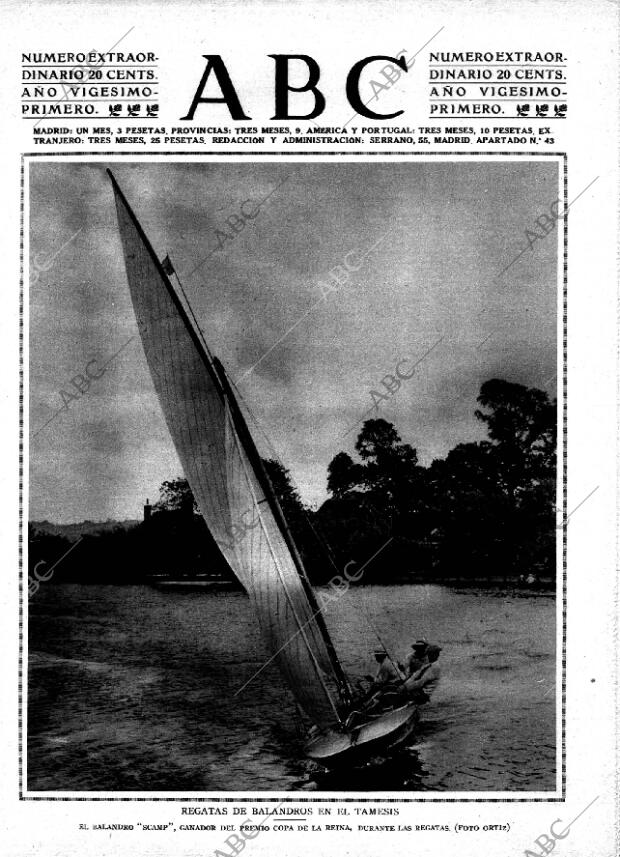 ABC MADRID 16-08-1925 página 1