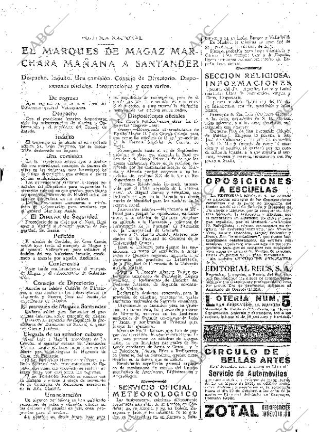 ABC MADRID 18-08-1925 página 13