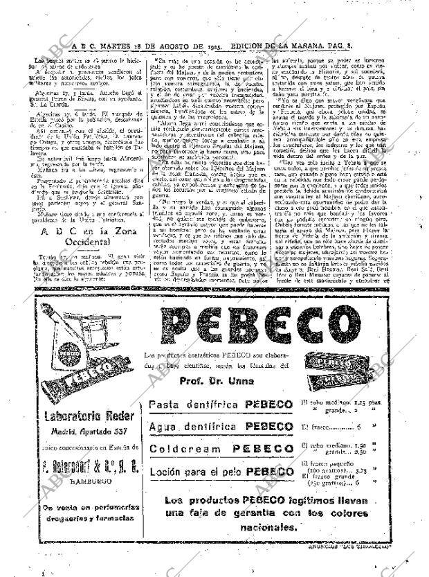 ABC MADRID 18-08-1925 página 8