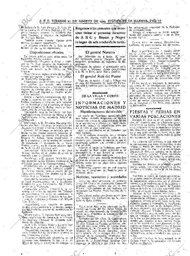 ABC MADRID 21-08-1925 página 16