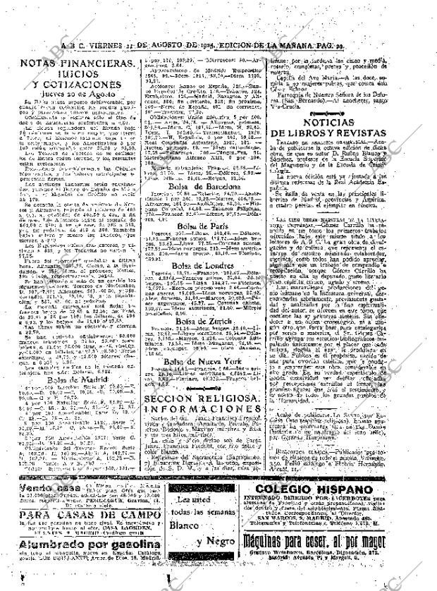 ABC MADRID 21-08-1925 página 29