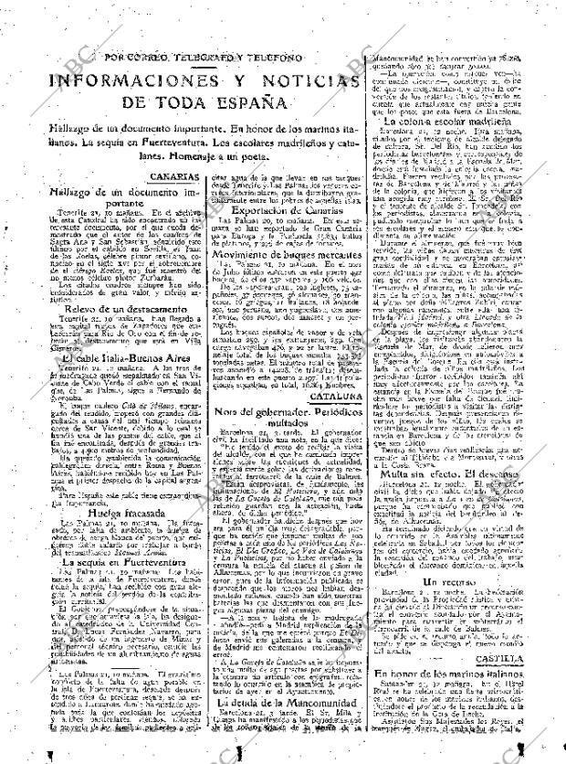 ABC MADRID 22-08-1925 página 19