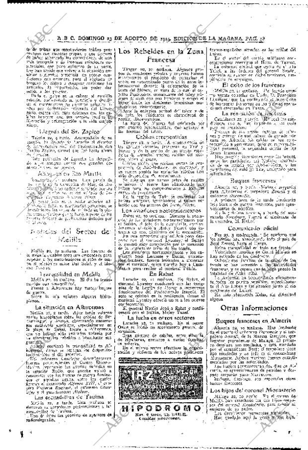 ABC MADRID 23-08-1925 página 18