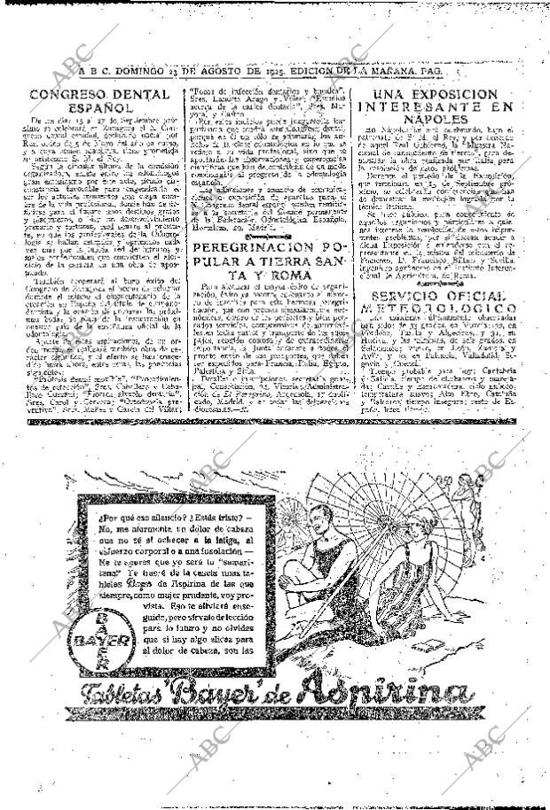 ABC MADRID 23-08-1925 página 22
