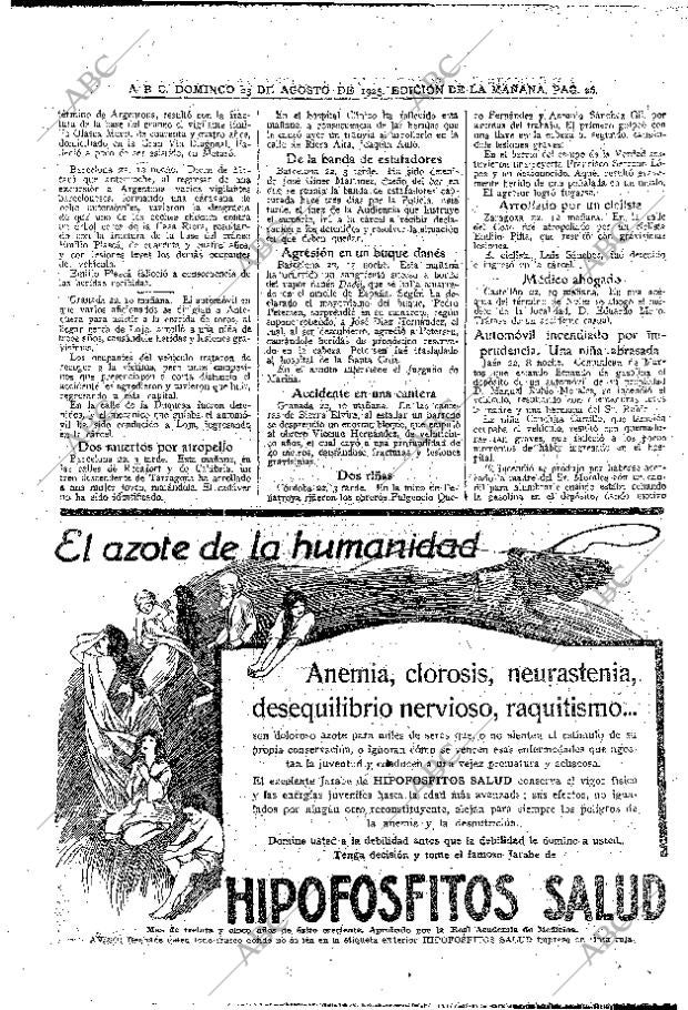 ABC MADRID 23-08-1925 página 26