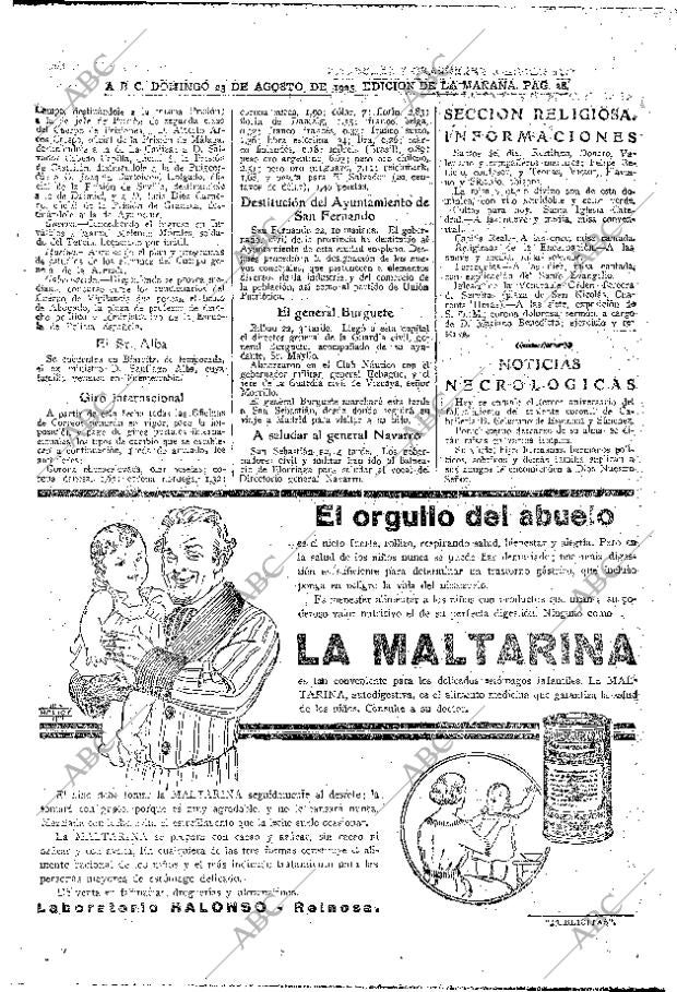 ABC MADRID 23-08-1925 página 28