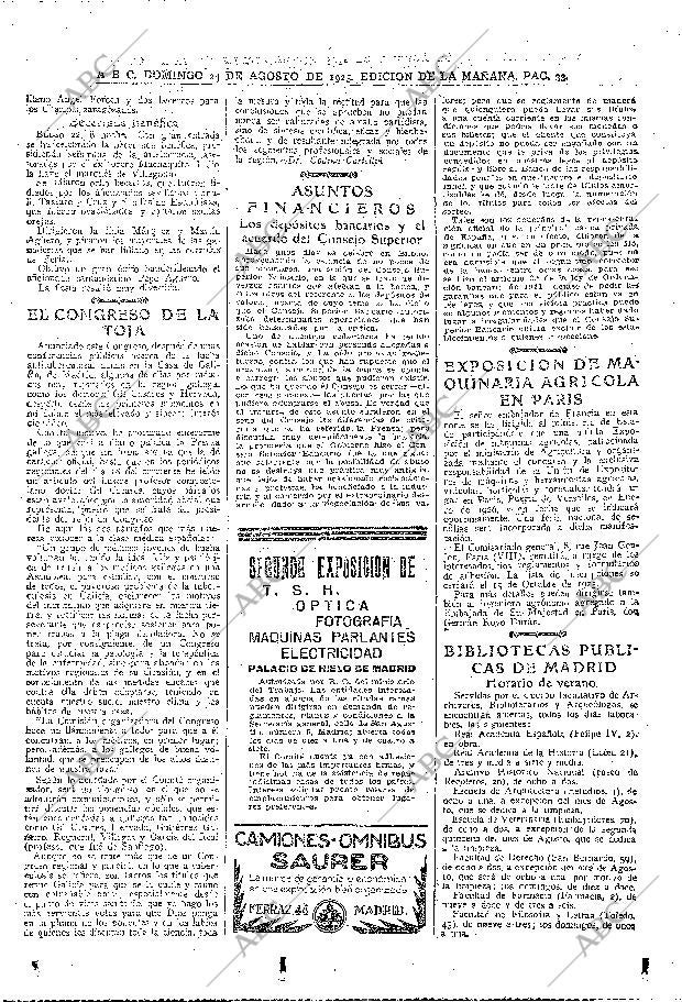 ABC MADRID 23-08-1925 página 33