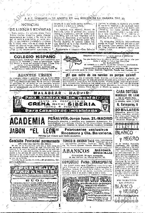 ABC MADRID 23-08-1925 página 37