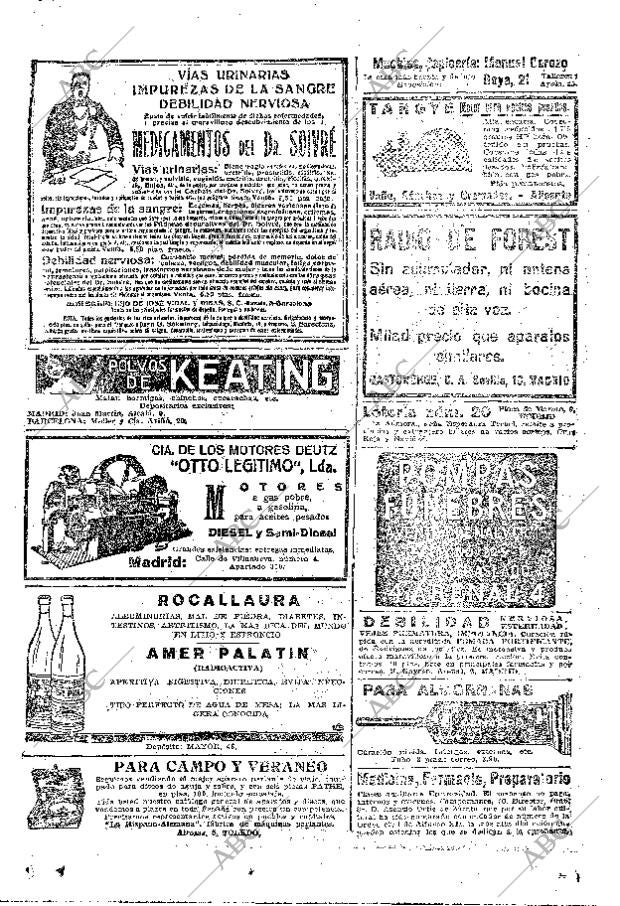 ABC MADRID 23-08-1925 página 45