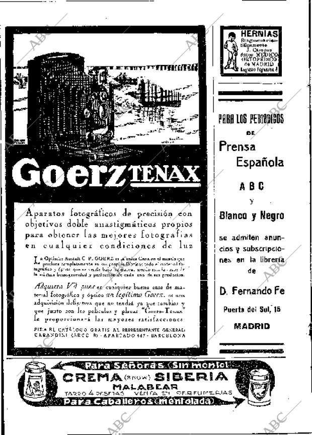 BLANCO Y NEGRO MADRID 23-08-1925 página 12