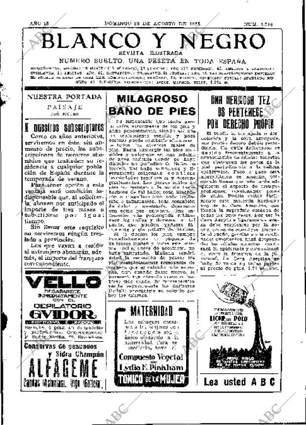 BLANCO Y NEGRO MADRID 23-08-1925 página 3