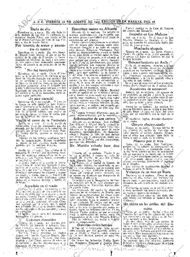 ABC MADRID 28-08-1925 página 18