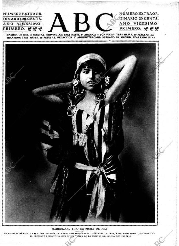 ABC MADRID 30-08-1925 página 1